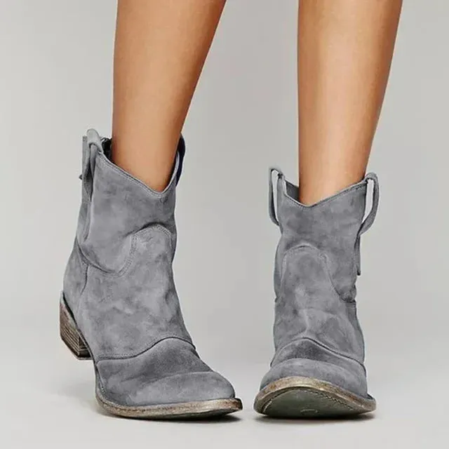 Harley™ Vintage Cowboy Ankle Boots