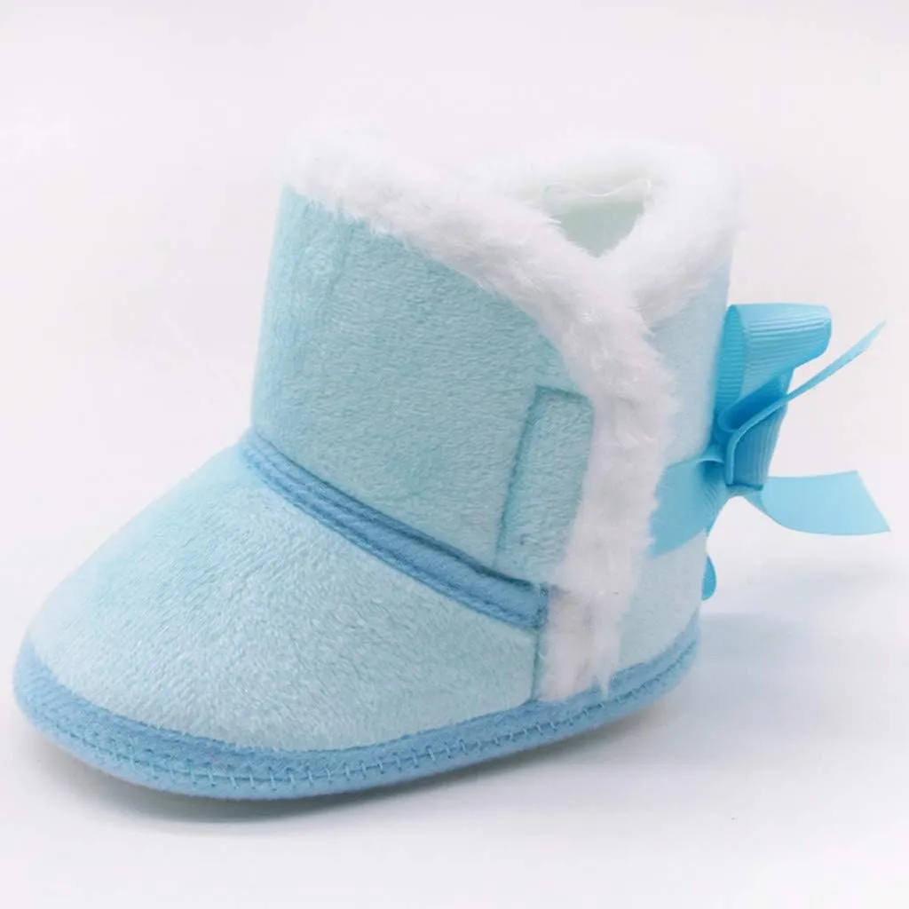 Infant Girls Prewalker Snow Shoes Baby Winter Warm Boys Boots Toddler -Slip Baby Shoes Toddler Dress Shoes