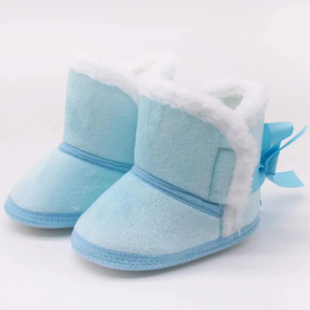 Infant Girls Prewalker Snow Shoes Baby Winter Warm Boys Boots Toddler -Slip Baby Shoes Toddler Dress Shoes