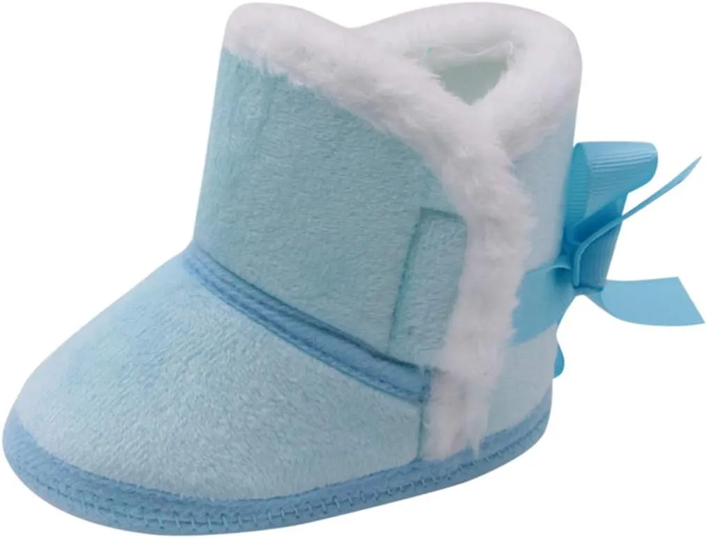 Infant Girls Prewalker Snow Shoes Baby Winter Warm Boys Boots Toddler -Slip Baby Shoes Toddler Dress Shoes