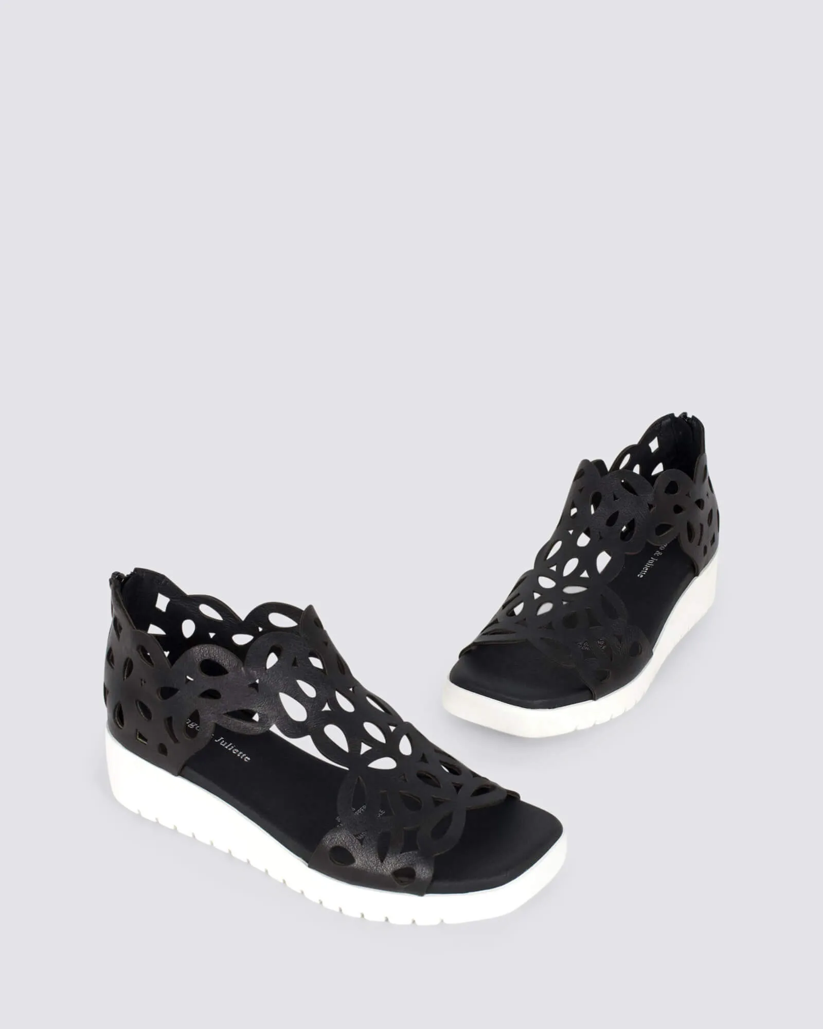 JELODYS SANDALS BLACK LEATHER