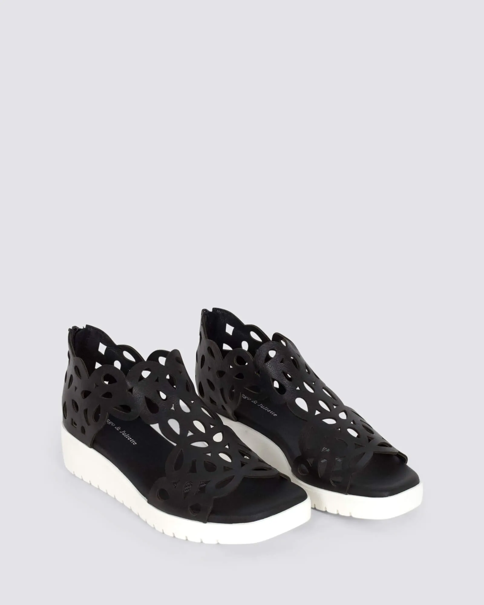 JELODYS SANDALS BLACK LEATHER