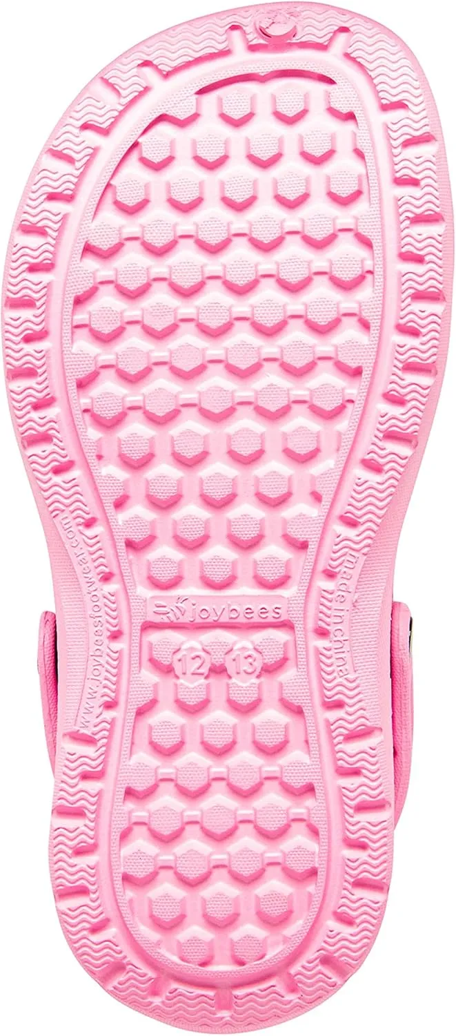 Joybees Kid's Cozy Lined Clog | Extra Cozy Comfort Slipper for Little Kids and Toddlers