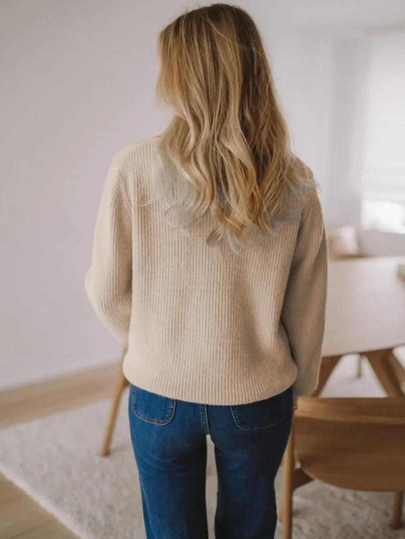 Karla - Eleganter Half-Zip Pullover