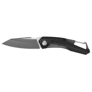 Kershaw Pocket Knife - Reverb Drop Point Plain Edge Blade with Frame Lock | KW1220