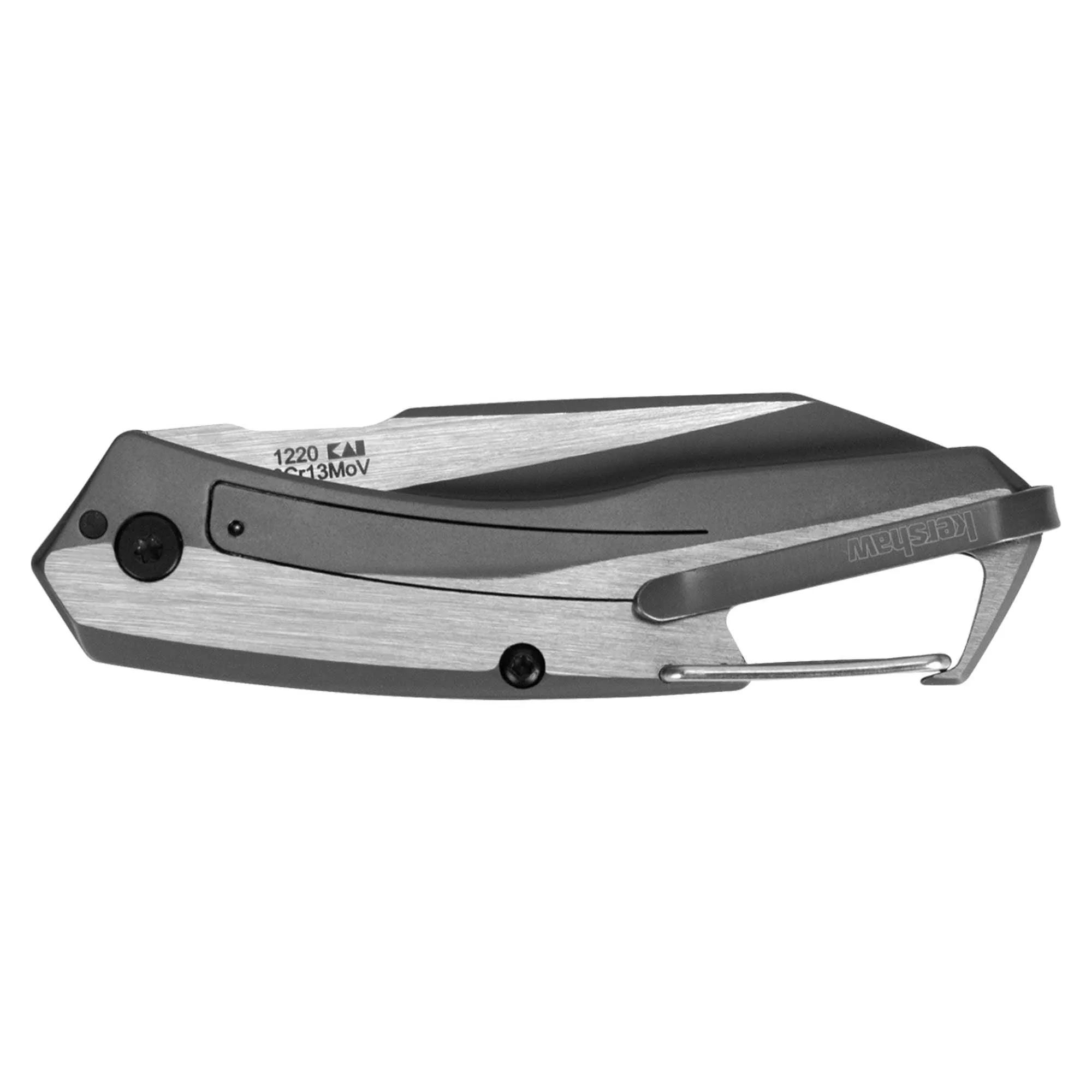 Kershaw Pocket Knife - Reverb Drop Point Plain Edge Blade with Frame Lock | KW1220