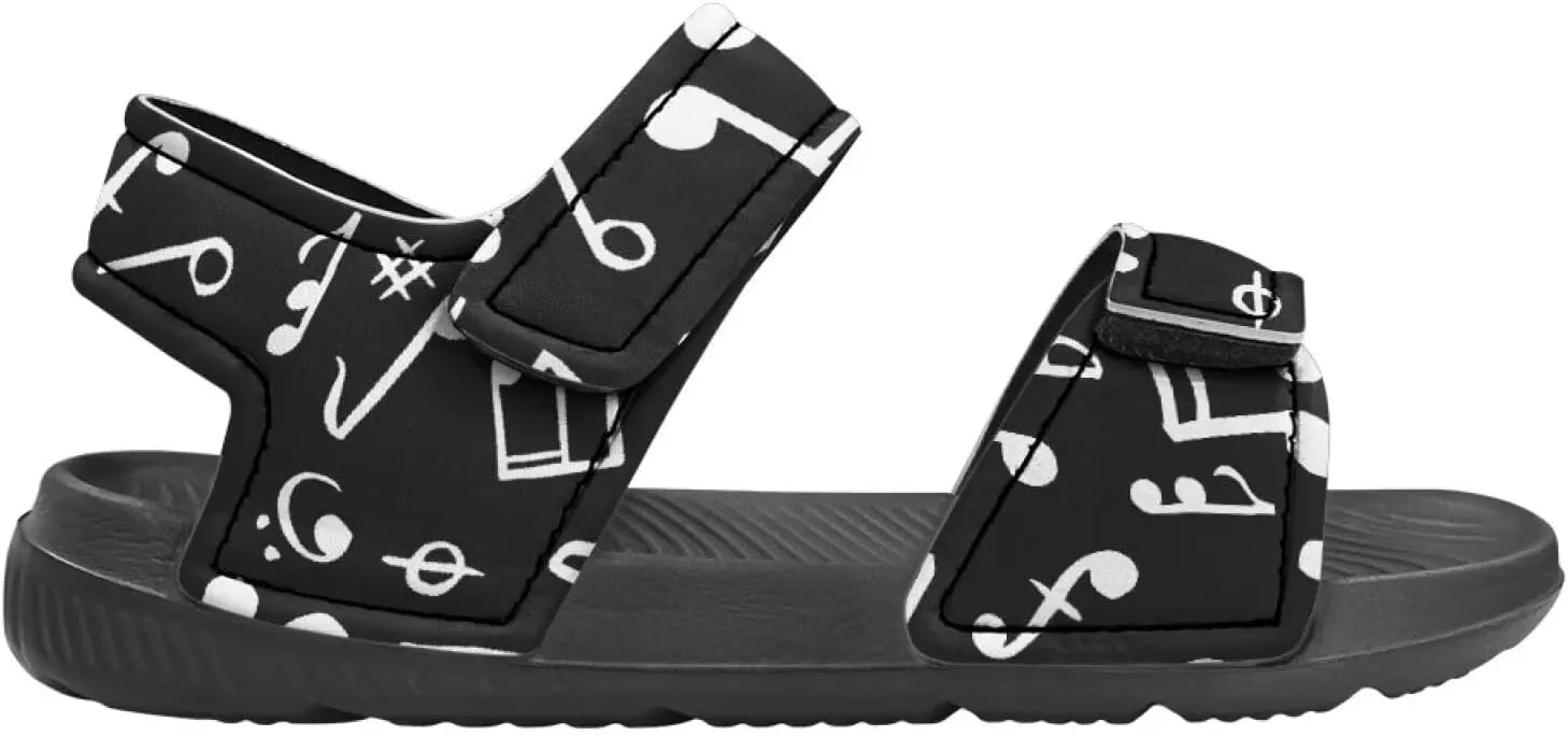 Kids Adjustable Buckle Sandals Outdoor Athletic Water Shoes for Toddler Little Kid Summer Camp Non-Slip Flat Sandal