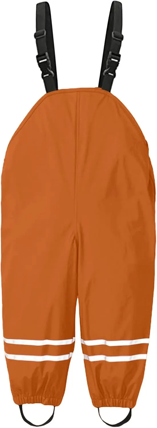 Kids Boys Girls Waterproof Rain Pant Outdoor Lightweight Cozy Rainwear Mud Dirty Proof Windproof and Breathable
