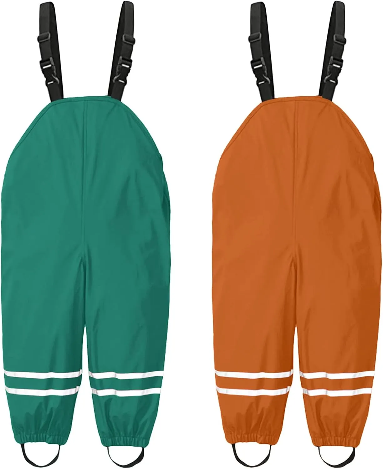 Kids Boys Girls Waterproof Rain Pant Outdoor Lightweight Cozy Rainwear Mud Dirty Proof Windproof and Breathable