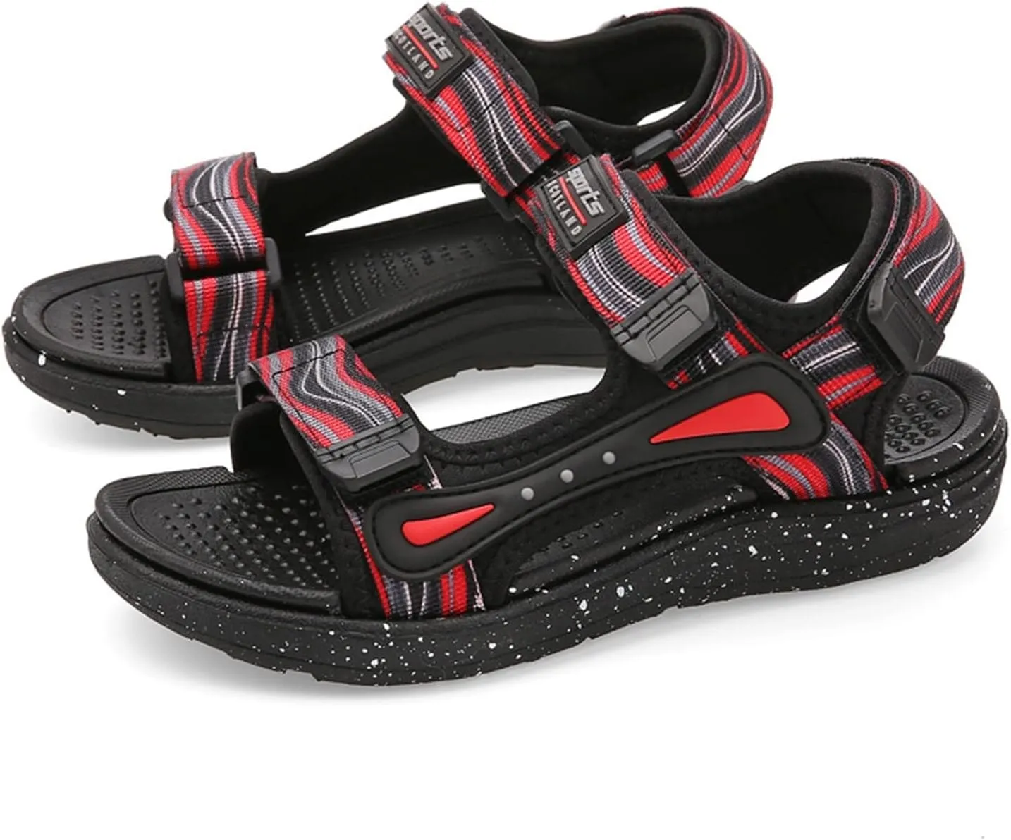 Kids Boys Sports Sandals Outdoor Hiking Beach Open Toe Lightweight Breathable Non Slip On Sandals for Toddler