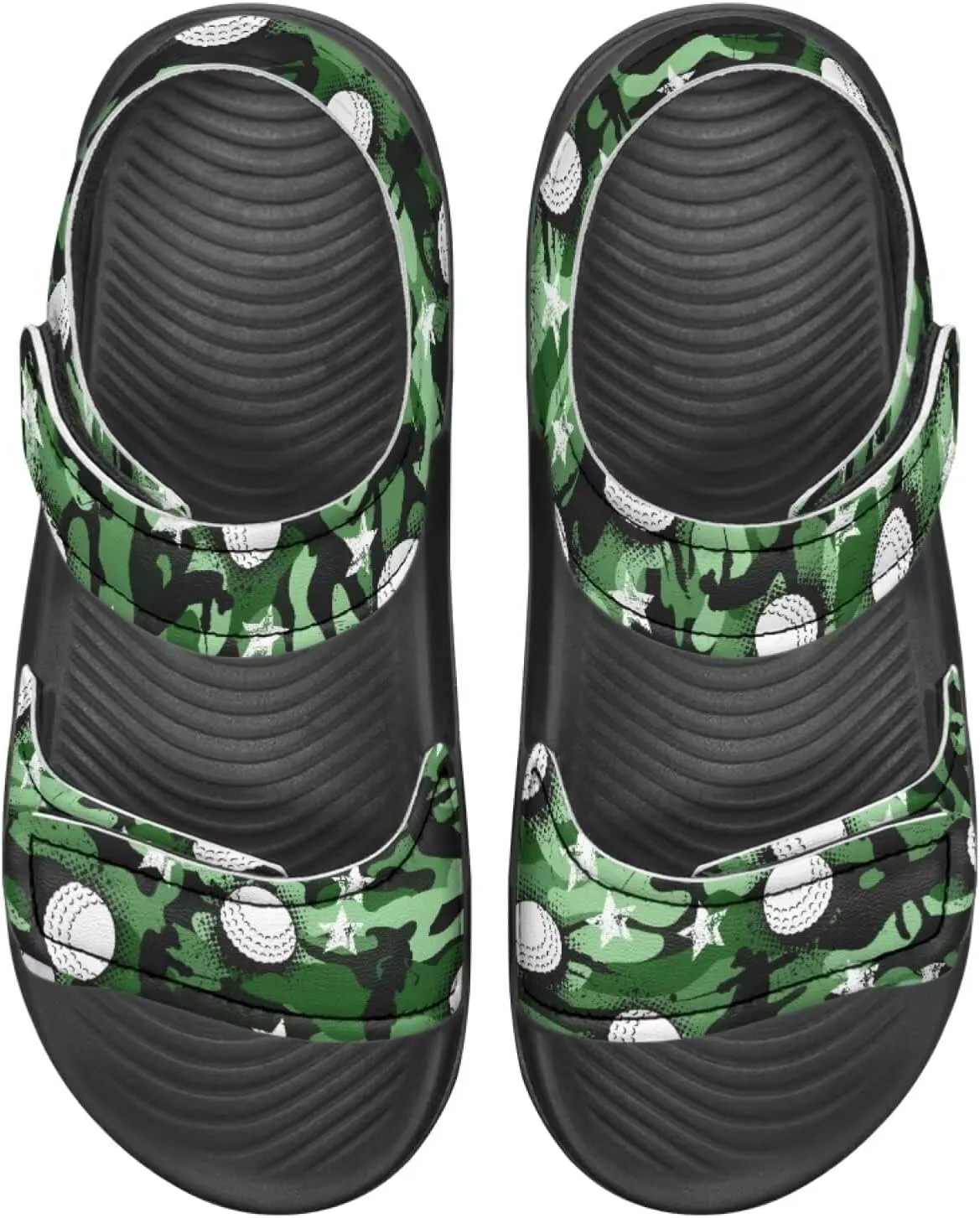 Kids Sandals for Boys Slip On Summer Shoes Kids Slide Sandals Double Bukle Strap Comfort Casual Summer Beach Shoes