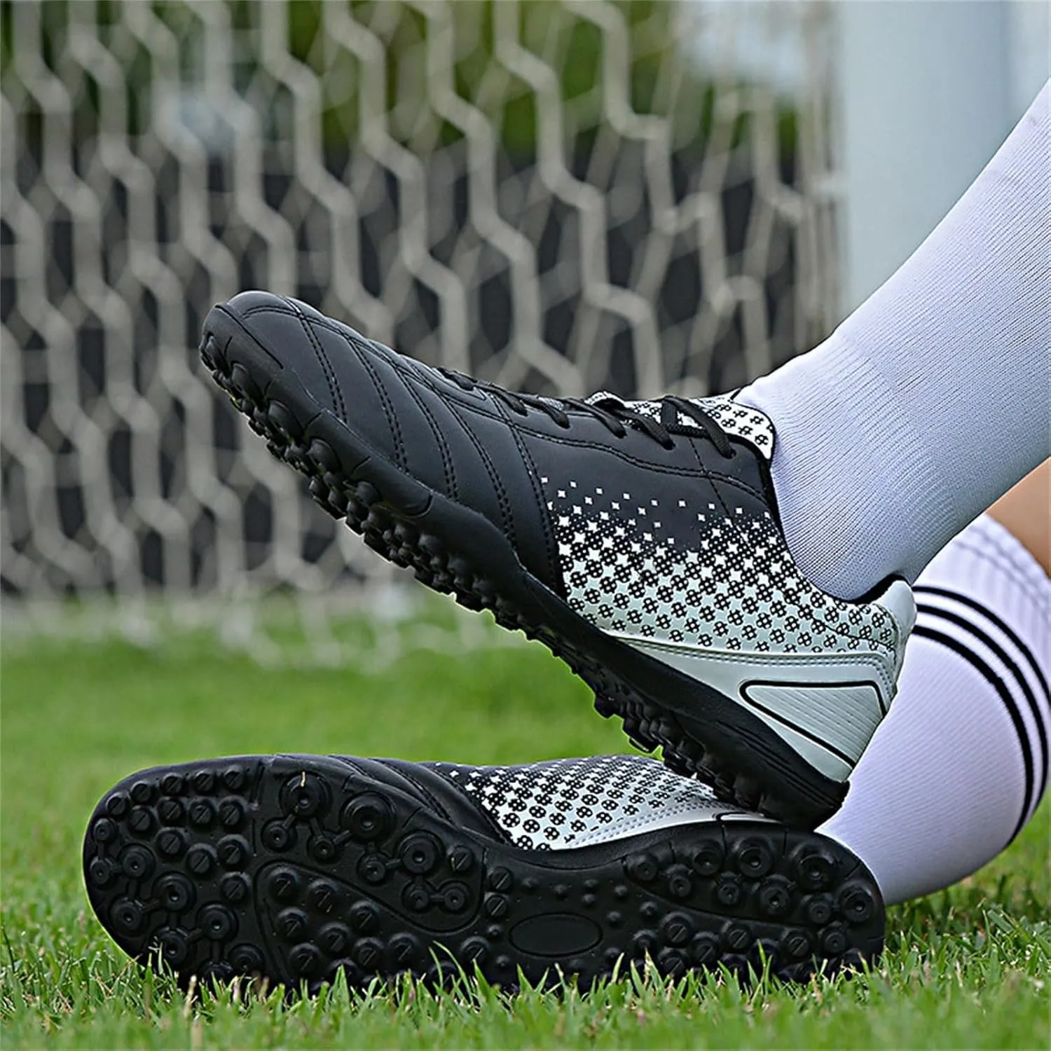 Kids' Soccer Shoes Football Cleats Adjustable Strap Running Training Shoes School Students ?thletes Shoes