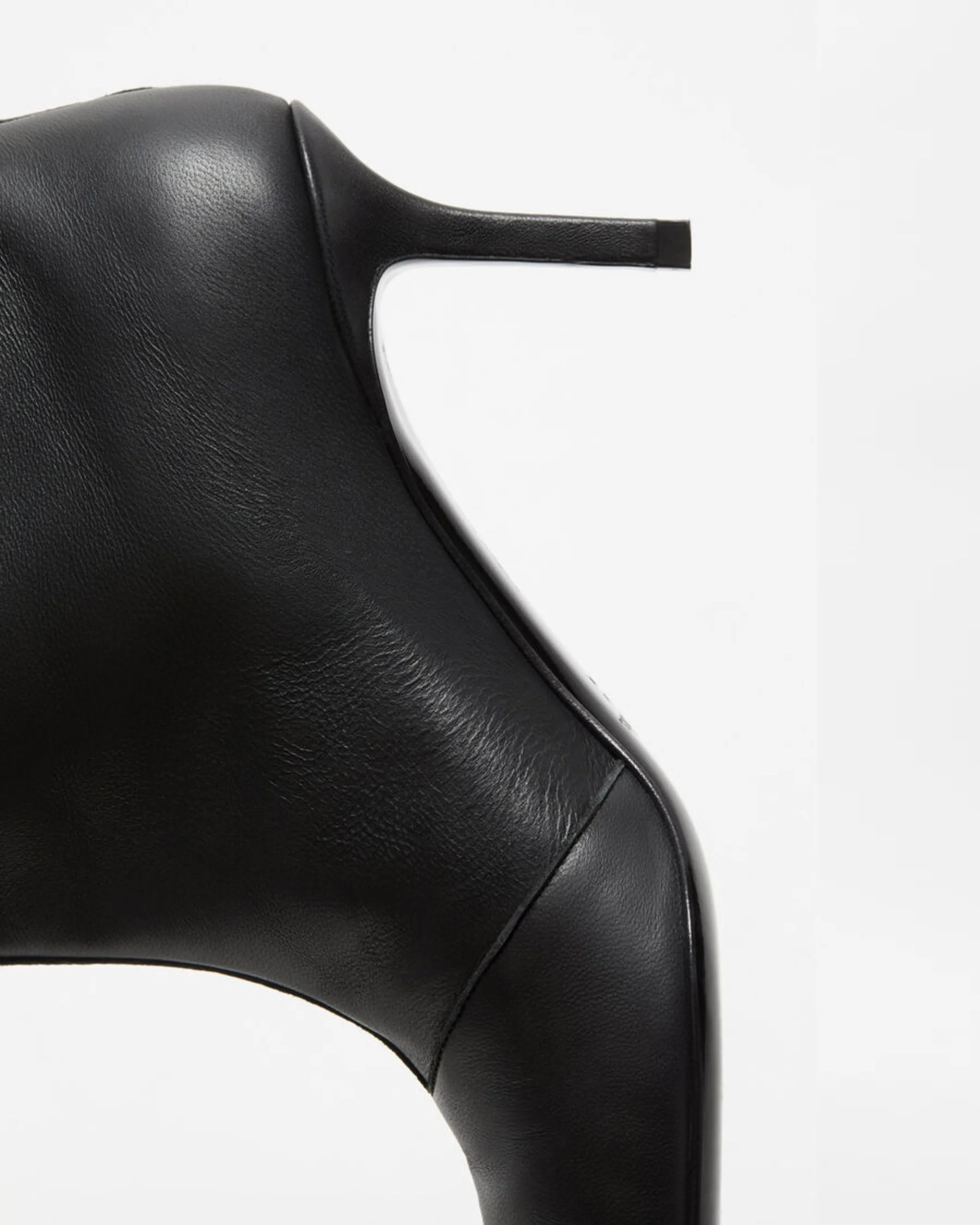 Leather Knee High Boot