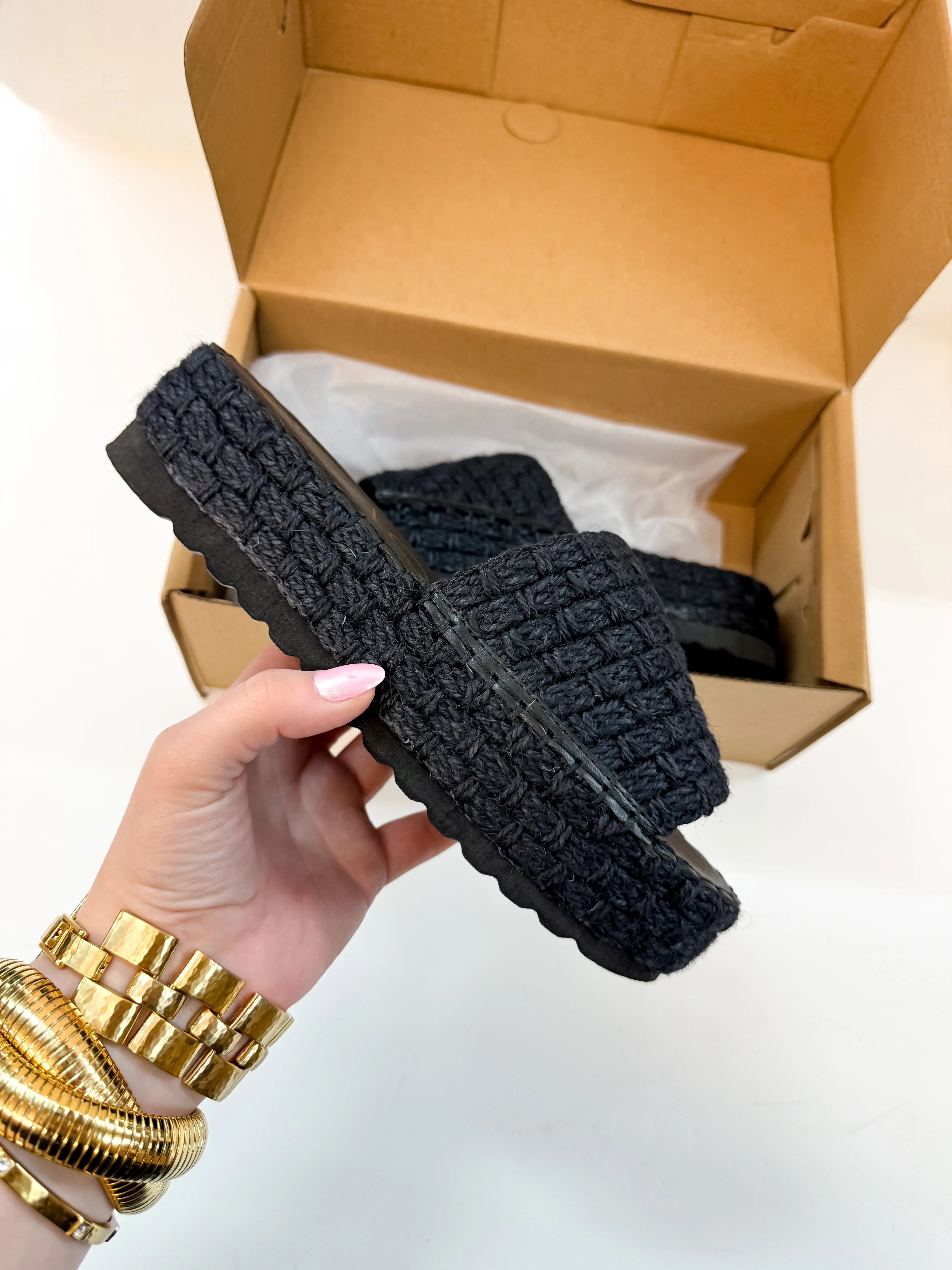Matisse | Del Mar Platform Sandal in Ebony Black