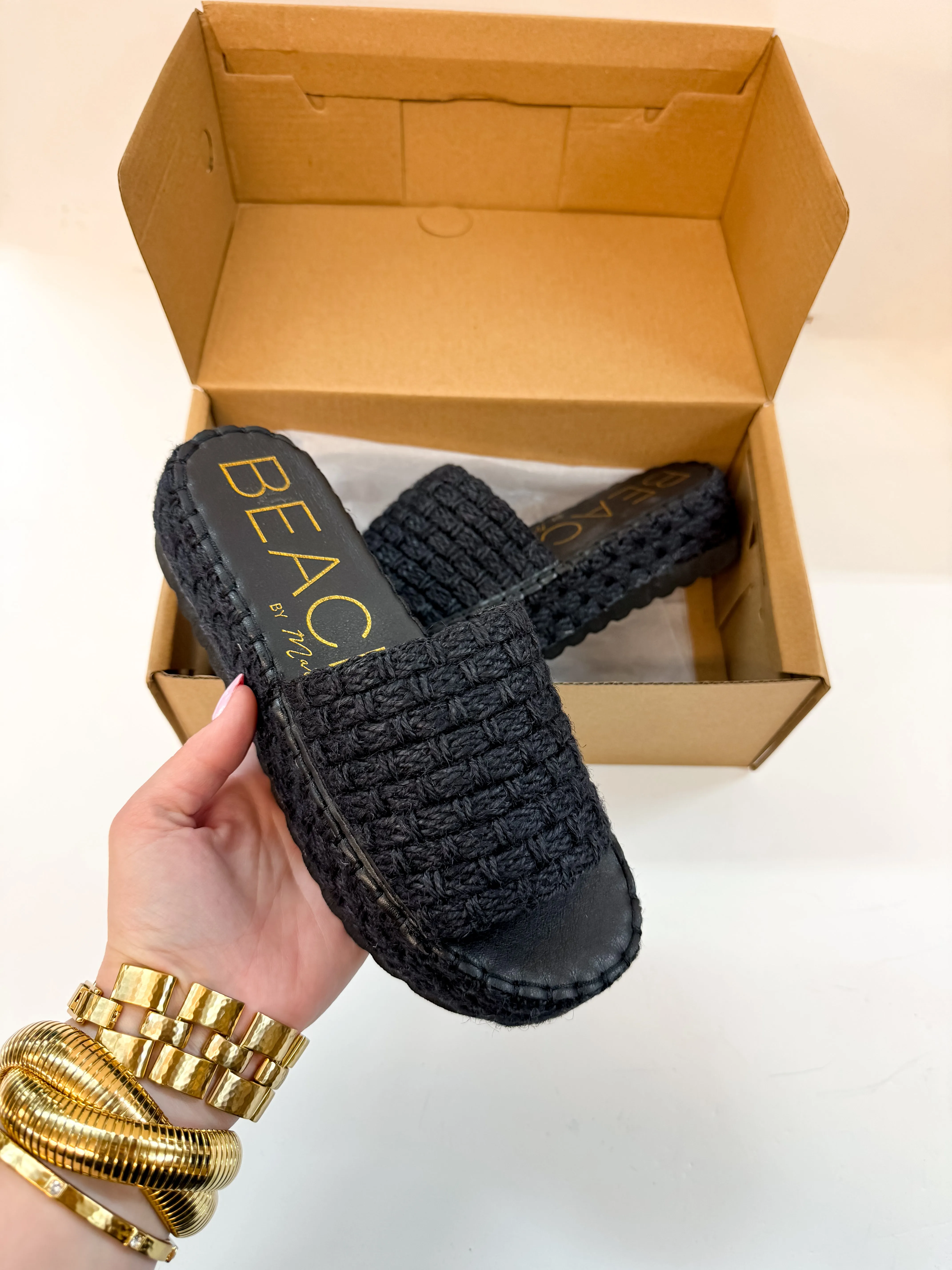 Matisse | Del Mar Platform Sandal in Ebony Black