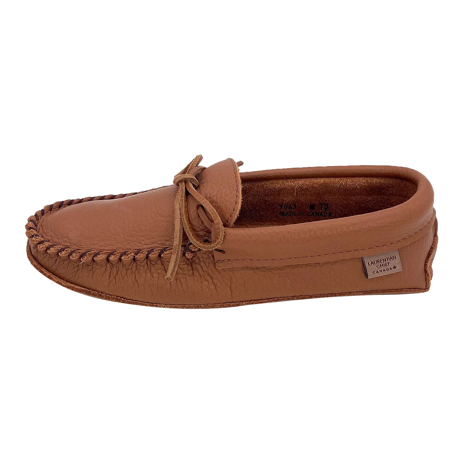 Men's Chestnut Leather Moccasins