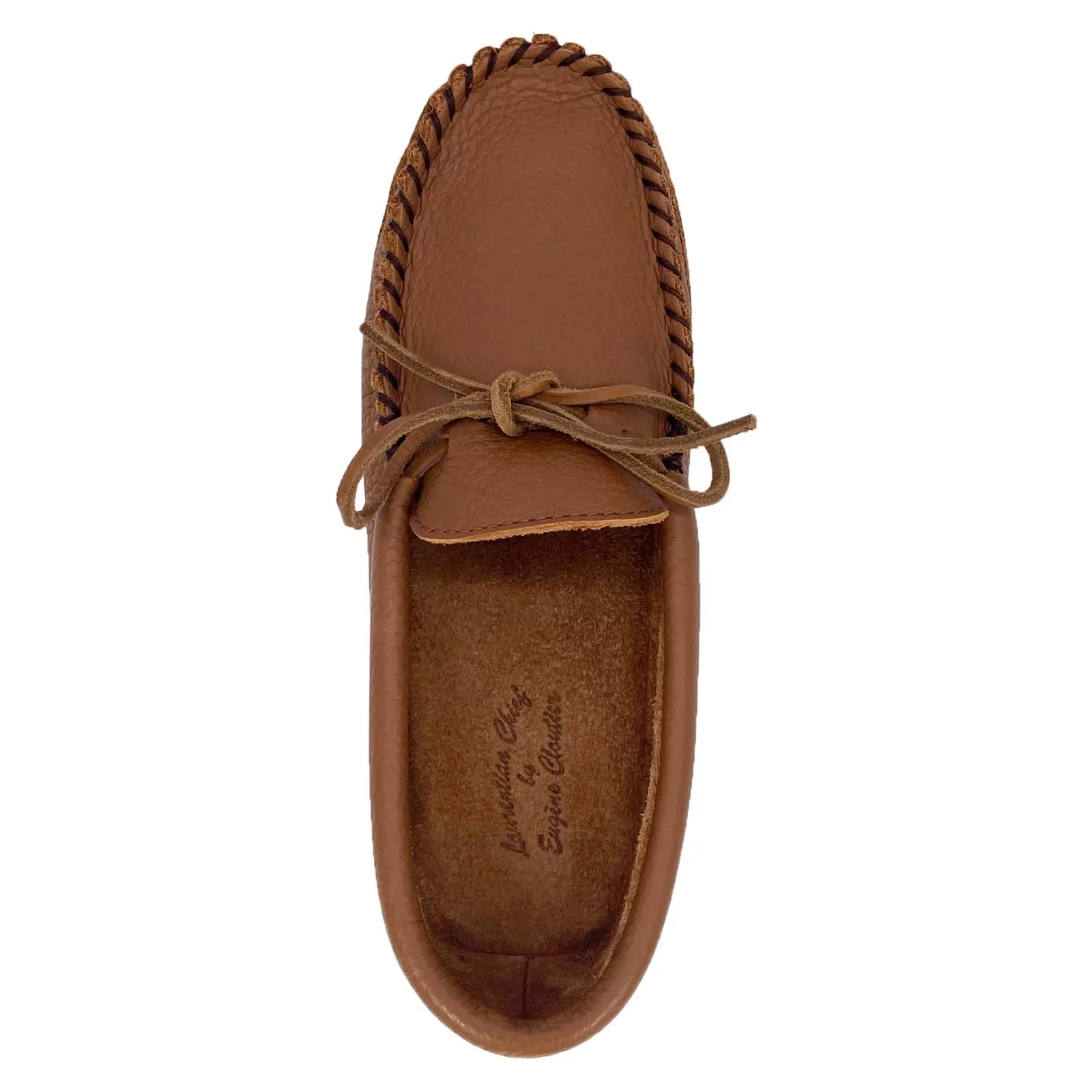 Men's Chestnut Leather Moccasins