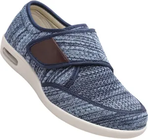 Men's Edema Shoes for Swollen Feet - Slip-On Wide Fit Trainers for Gym, Sports & Daily Wear