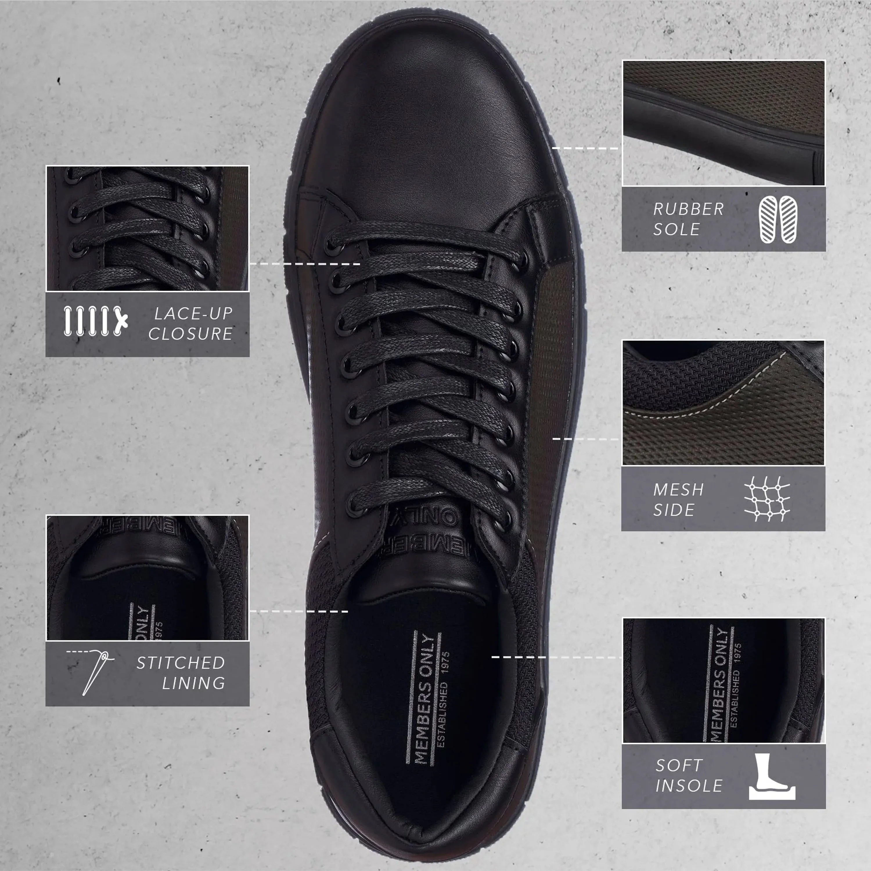 Men's Ignite Low Top Court Sneakers - FINAL SALE