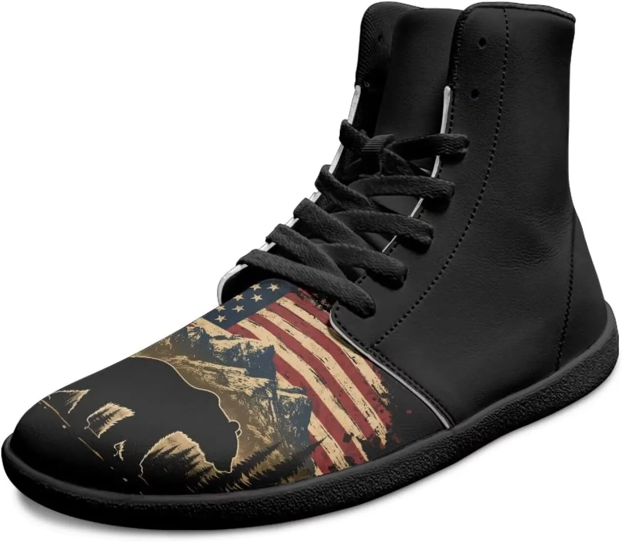 Men's Minimalist Barefoot Shoes | Wide Wide Toe Box Fashion Sneaker | Zero Drop Workout Walking Hiking Running Tennis Sneaker US 5-14