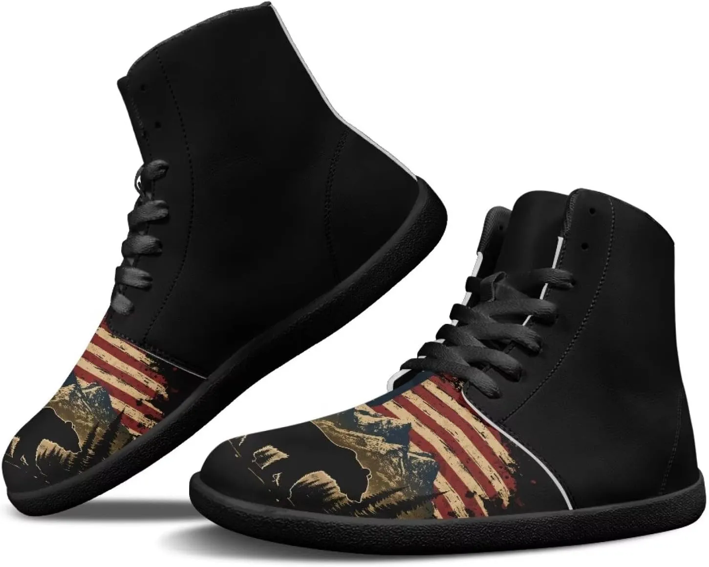 Men's Minimalist Barefoot Shoes | Wide Wide Toe Box Fashion Sneaker | Zero Drop Workout Walking Hiking Running Tennis Sneaker US 5-14