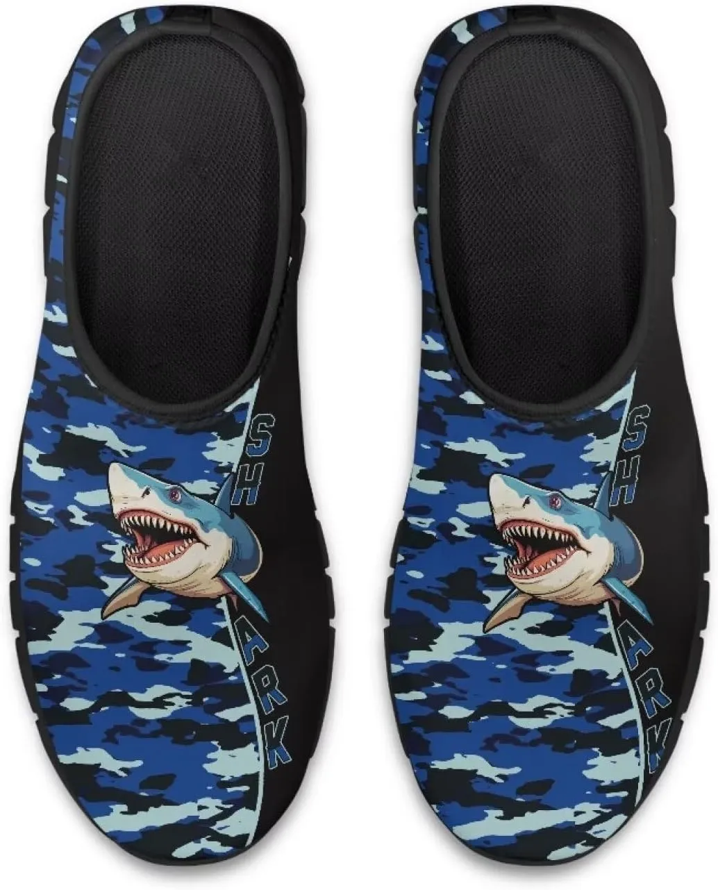 Mens Slip On Casual Shoes Flat Loafers Camouflage Sports Sneakers Non-Slip Comfortable Low Top Outdoor Running Shoes