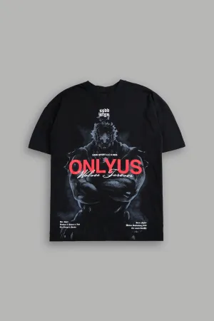 Messatsu "Premium" Oversized Tee in Black