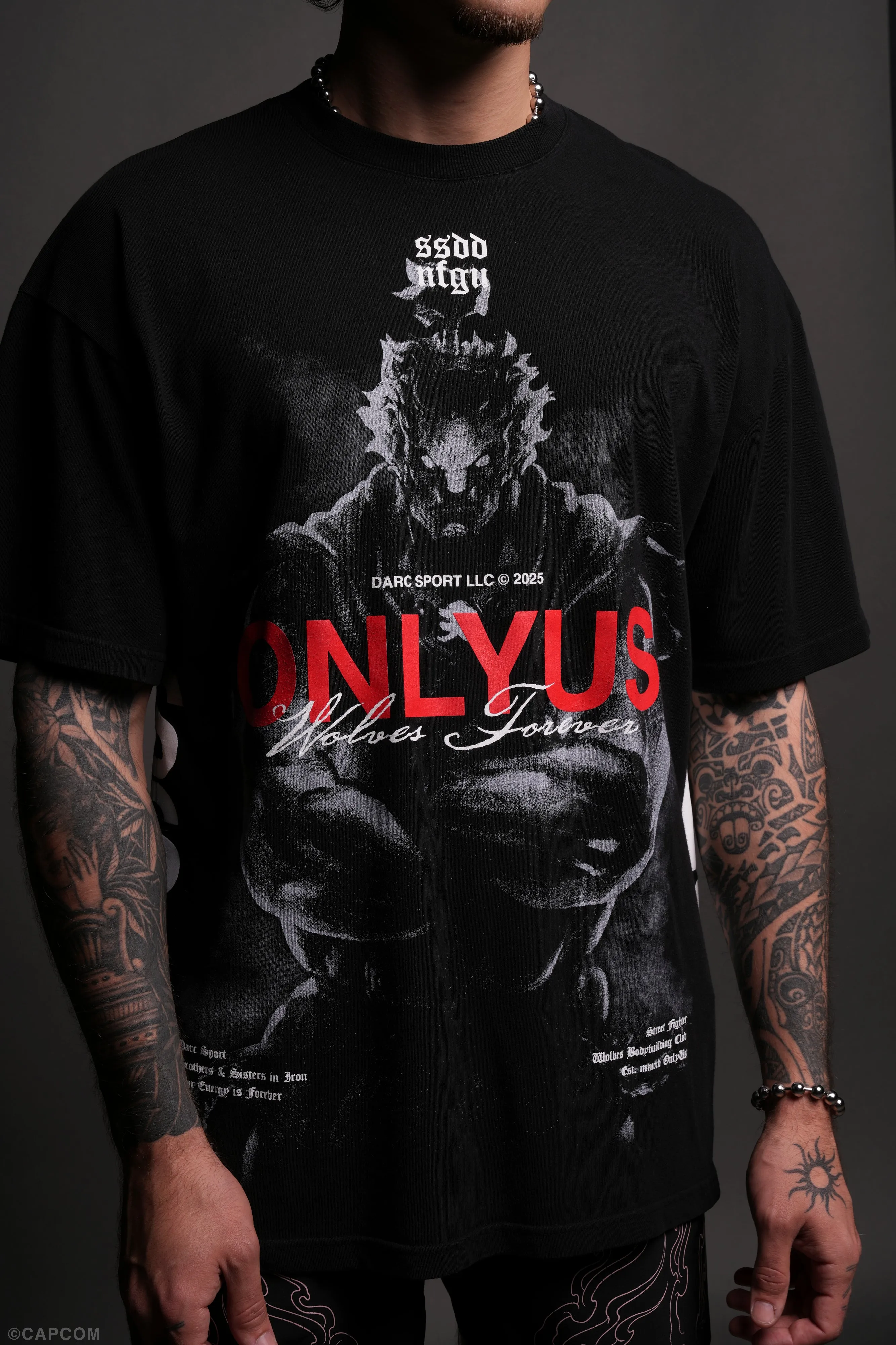 Messatsu "Premium" Oversized Tee in Black
