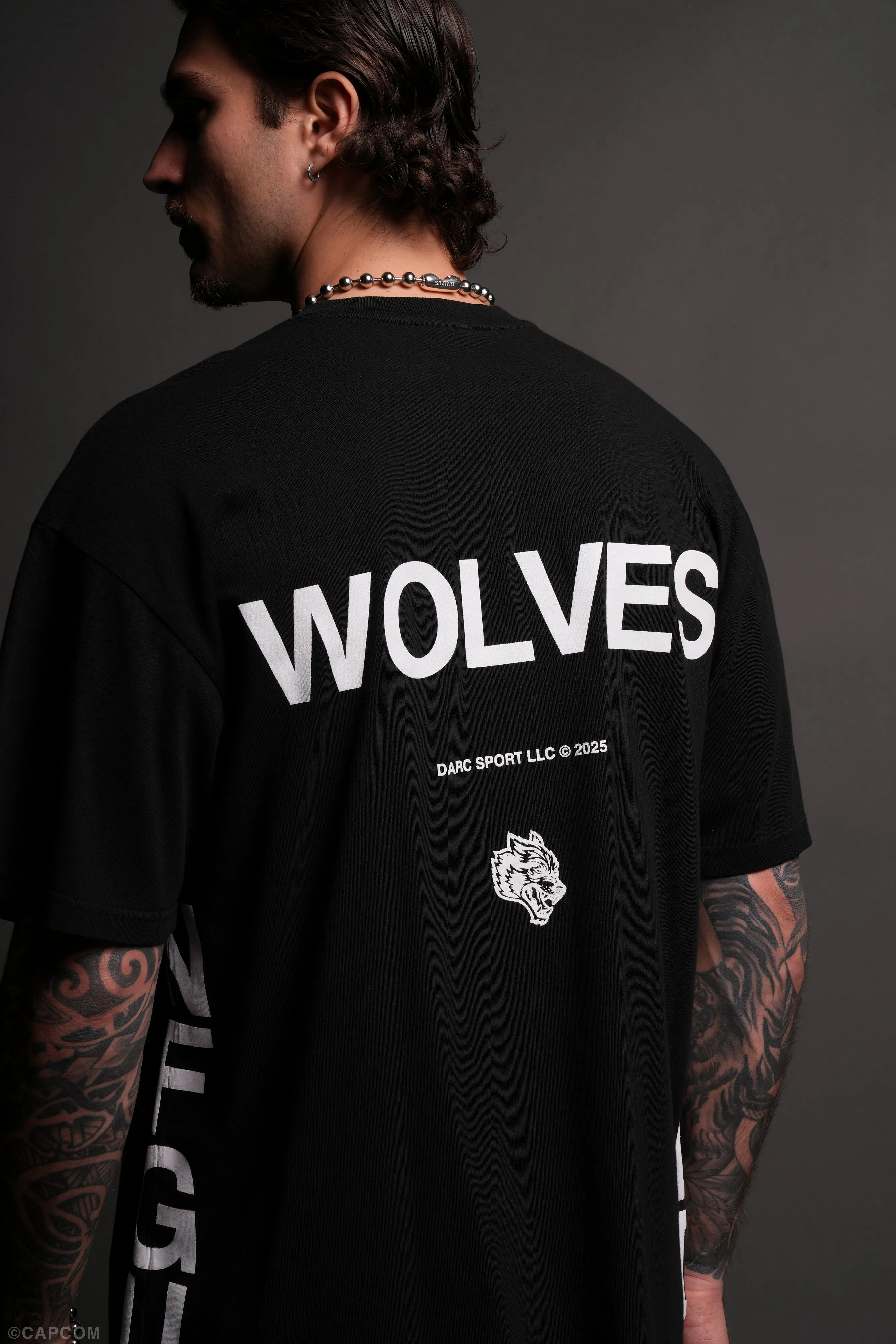 Messatsu "Premium" Oversized Tee in Black
