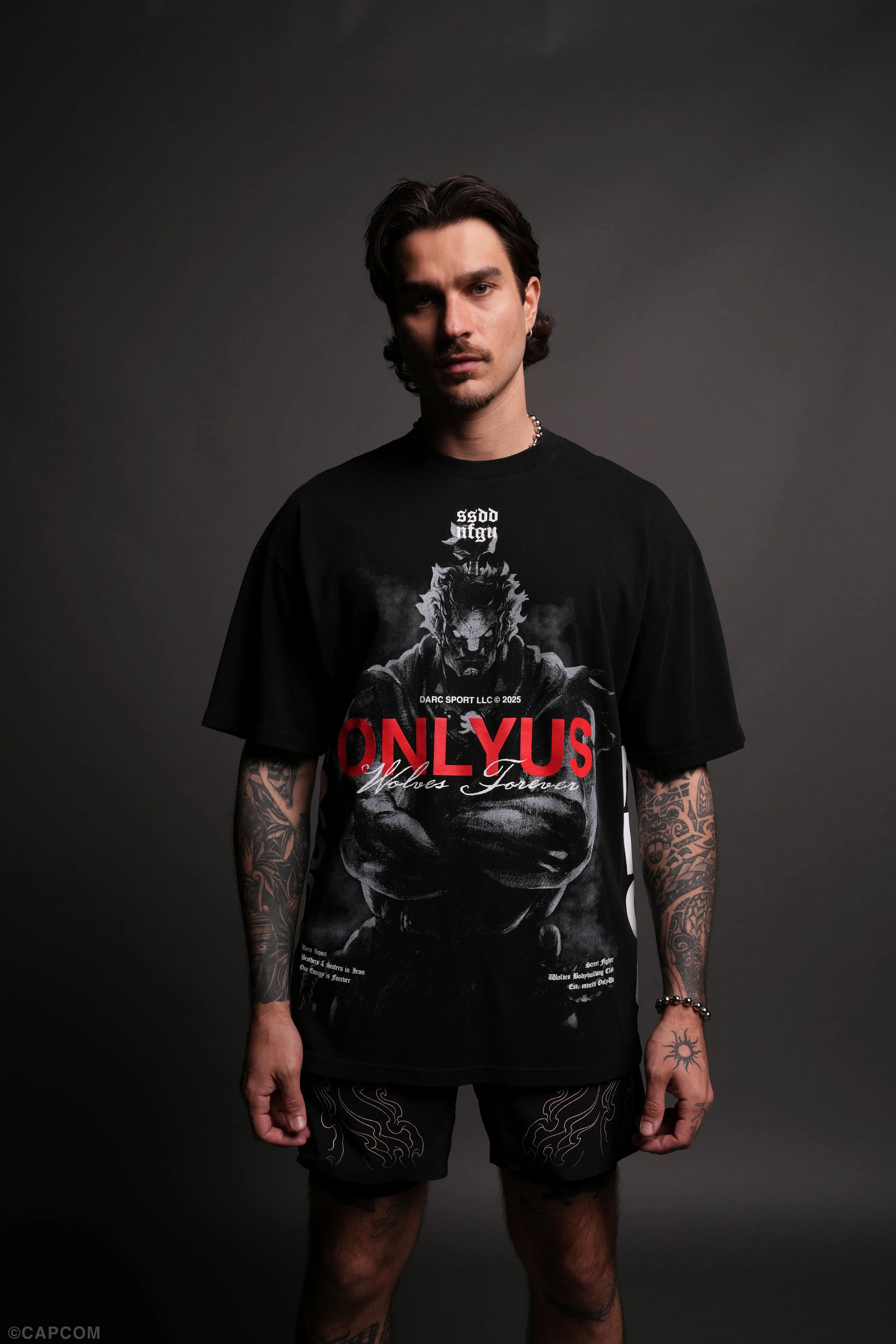 Messatsu "Premium" Oversized Tee in Black
