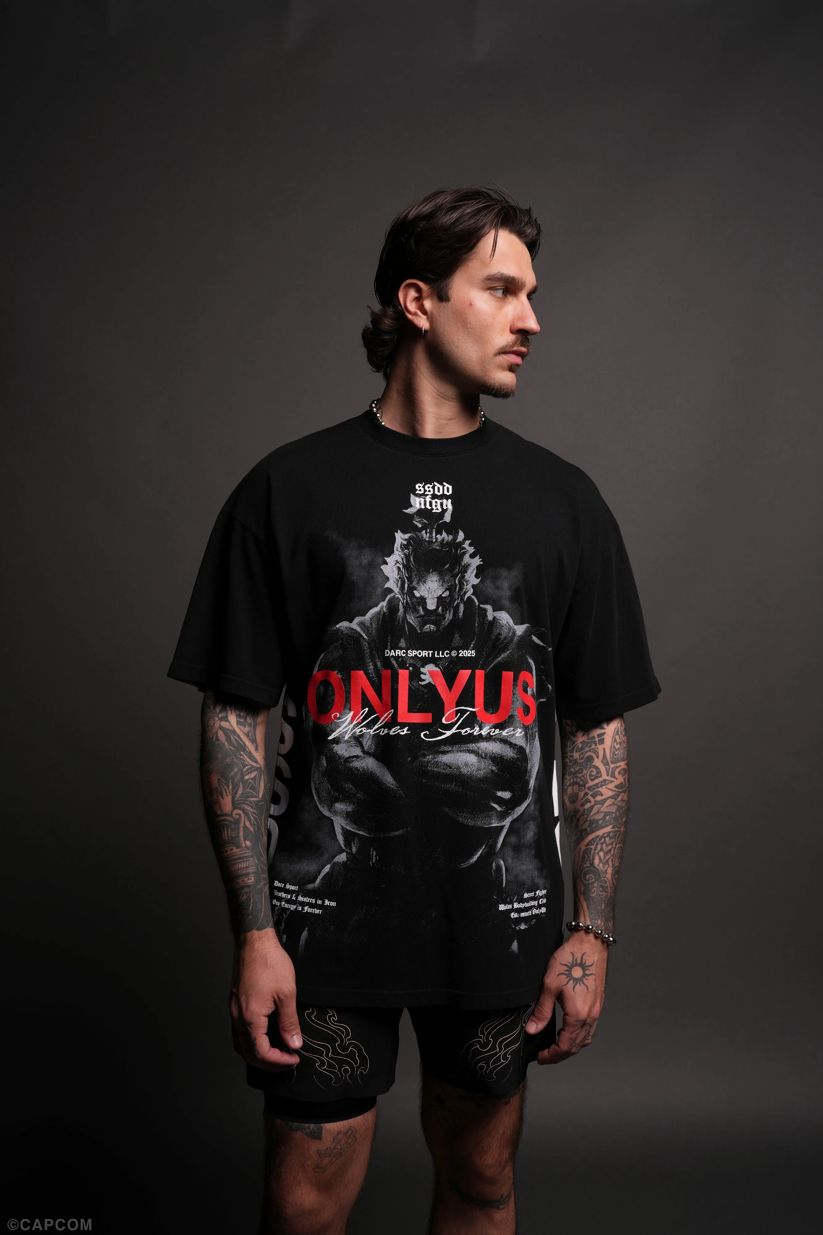 Messatsu "Premium" Oversized Tee in Black