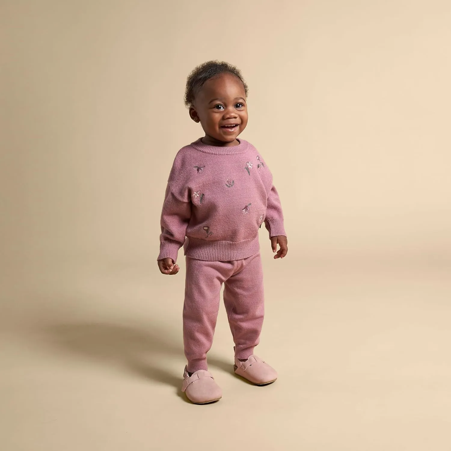 Modern Moments by Gerber Baby Embroidered Sweater Knit Top