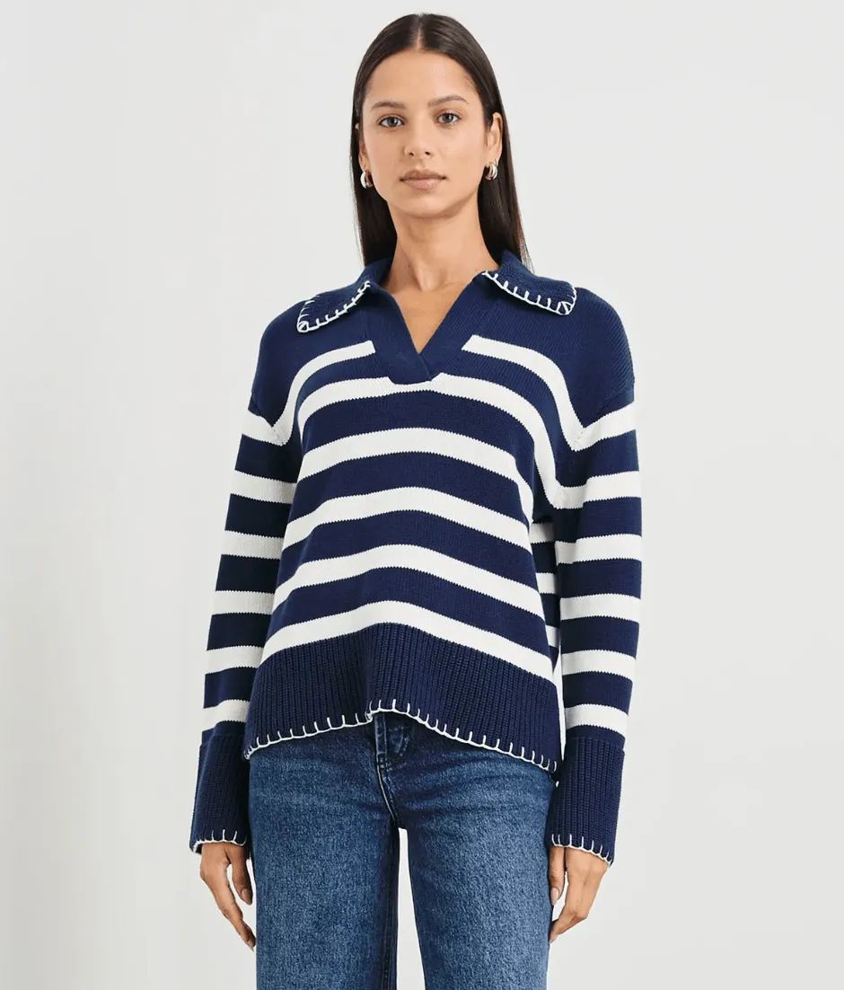 Navy Ivory Athena