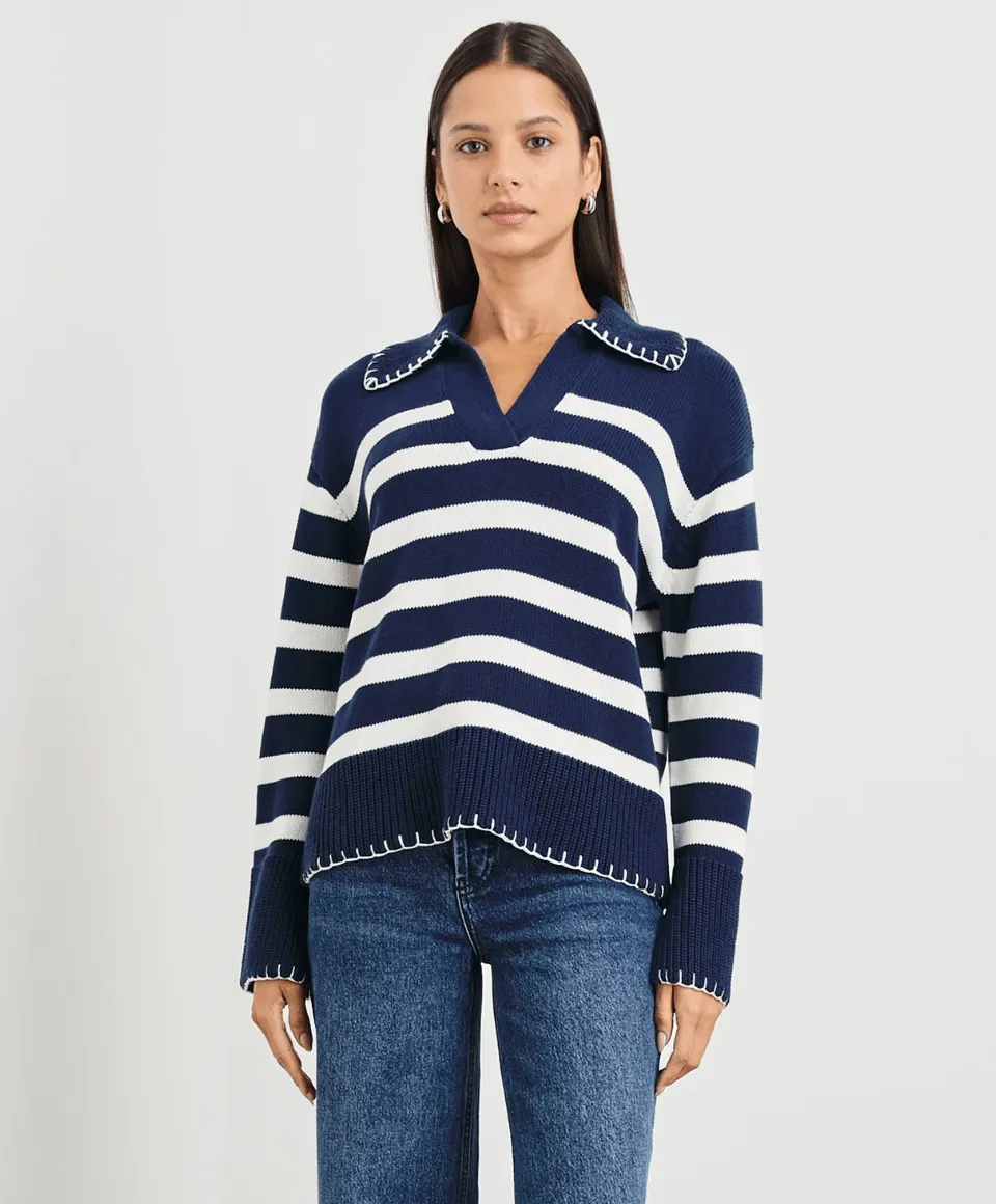 Navy Ivory Athena