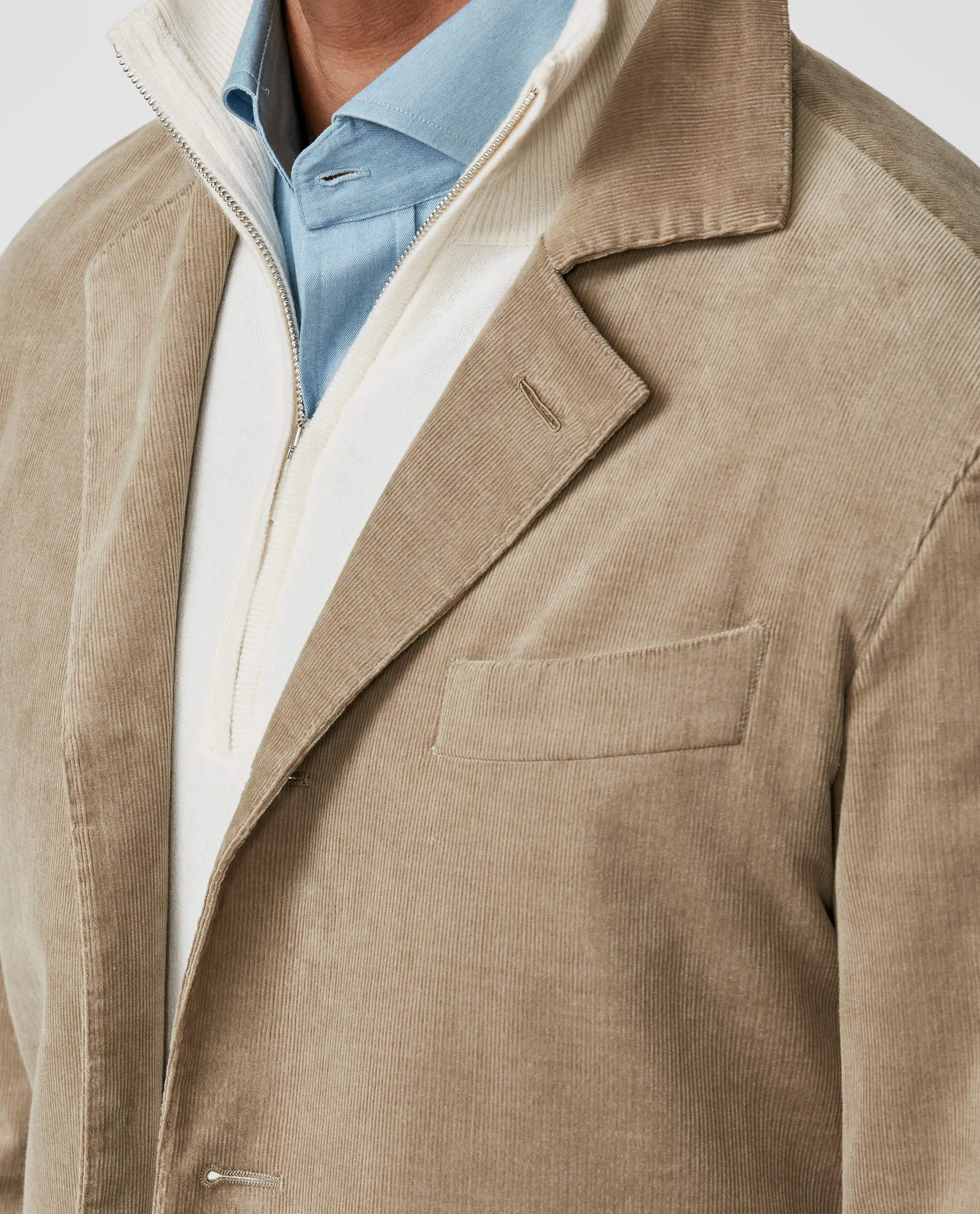 Olimpias Tan Cotton & Lyocell Corduroy Stretch
