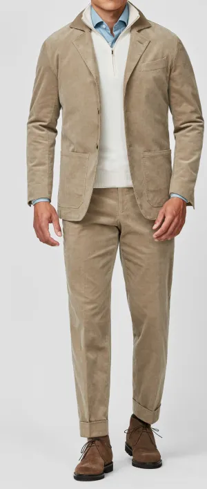 Olimpias Tan Cotton & Lyocell Corduroy Stretch