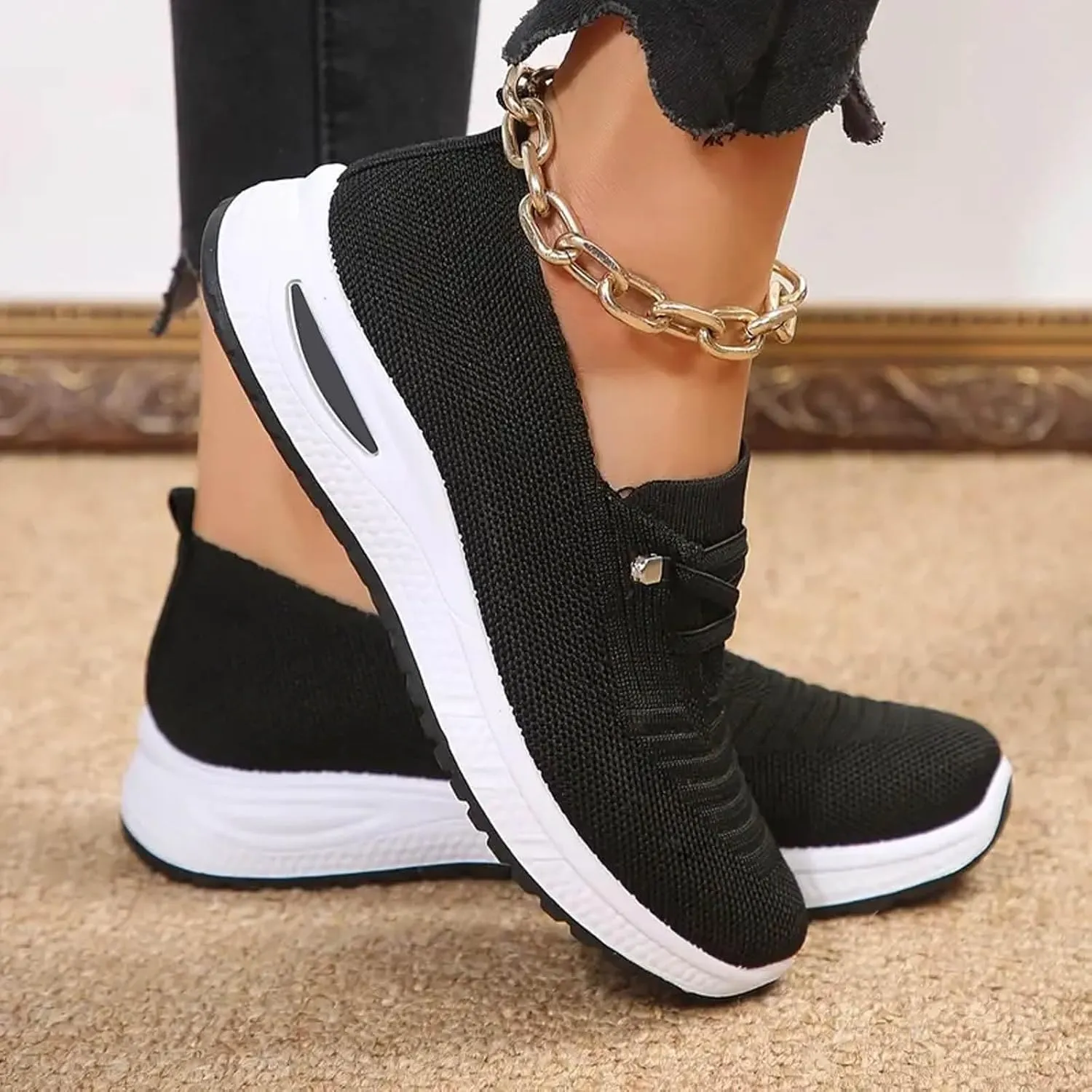 Orthopedic Sneakers for Women Slip On Nurse Babe Shoes Ortho Pro Comfort Wear Orthowear Shoes Comfortwear Ortho Shoe Plantar Fasciitis Fashion Sneakers Wide Width Arch Support Walking Lightweight