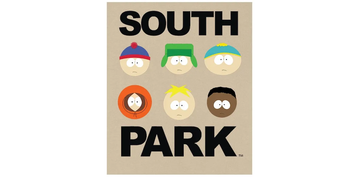 Philcos Mens South Park Heads Logo Short Sleeve T Shirt Sand Beige XL