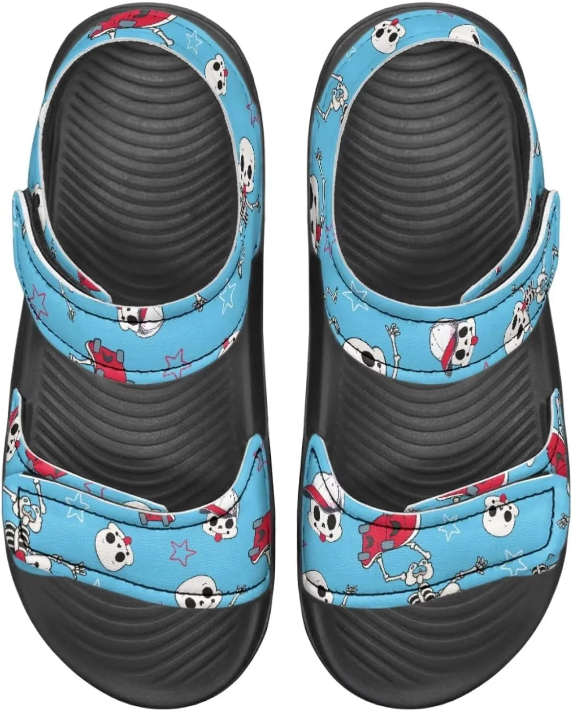Sandals for Kids Boy Girls Summer Shoes Slide Sandals with Adjustable Strap Toddler Shoes Open Toe Slides