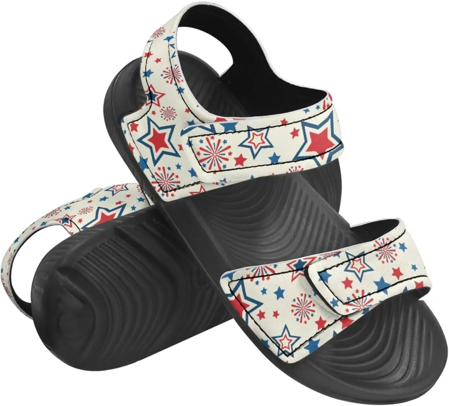 Sandals for Kids Girls Toddler Summer Shoes Slip On Boy Girls Summer Sandals Adjustable Outdoor Slipper Shoes