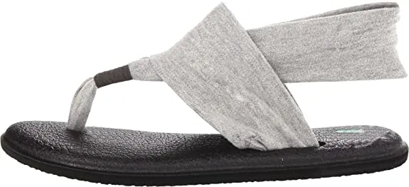 Sanuk Yoga Sling 2 Grey Printed Thong Casual Sandal