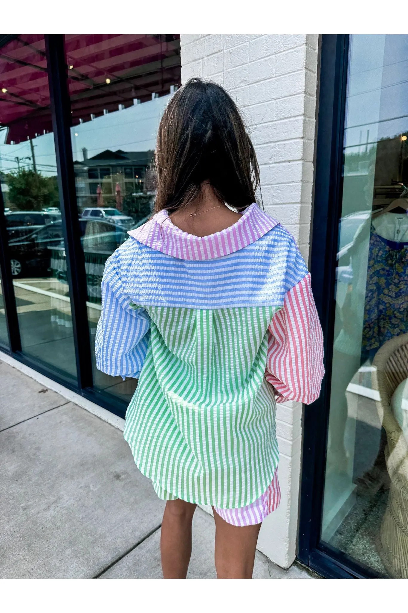 Seersucker Short