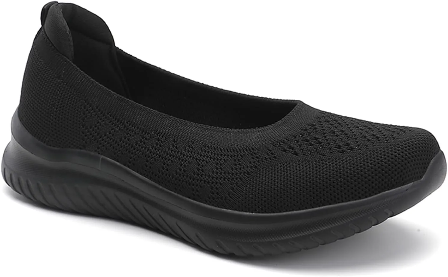 Semshedy Women's Nusing Flats Slip On Platform Walking Shoes Lightweight No Lace Sneakers