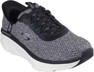 Skechers - Mens D'Lux Walker 2.0 - Taurrel Slip On Shoes, Color White/Black, Size: 8 XW US