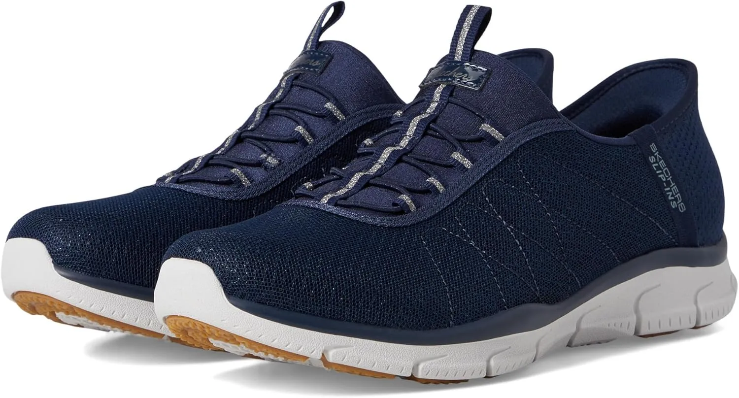 Skechers Women's Brilliance-Night Shift Hands Free Slip-ins Sneaker