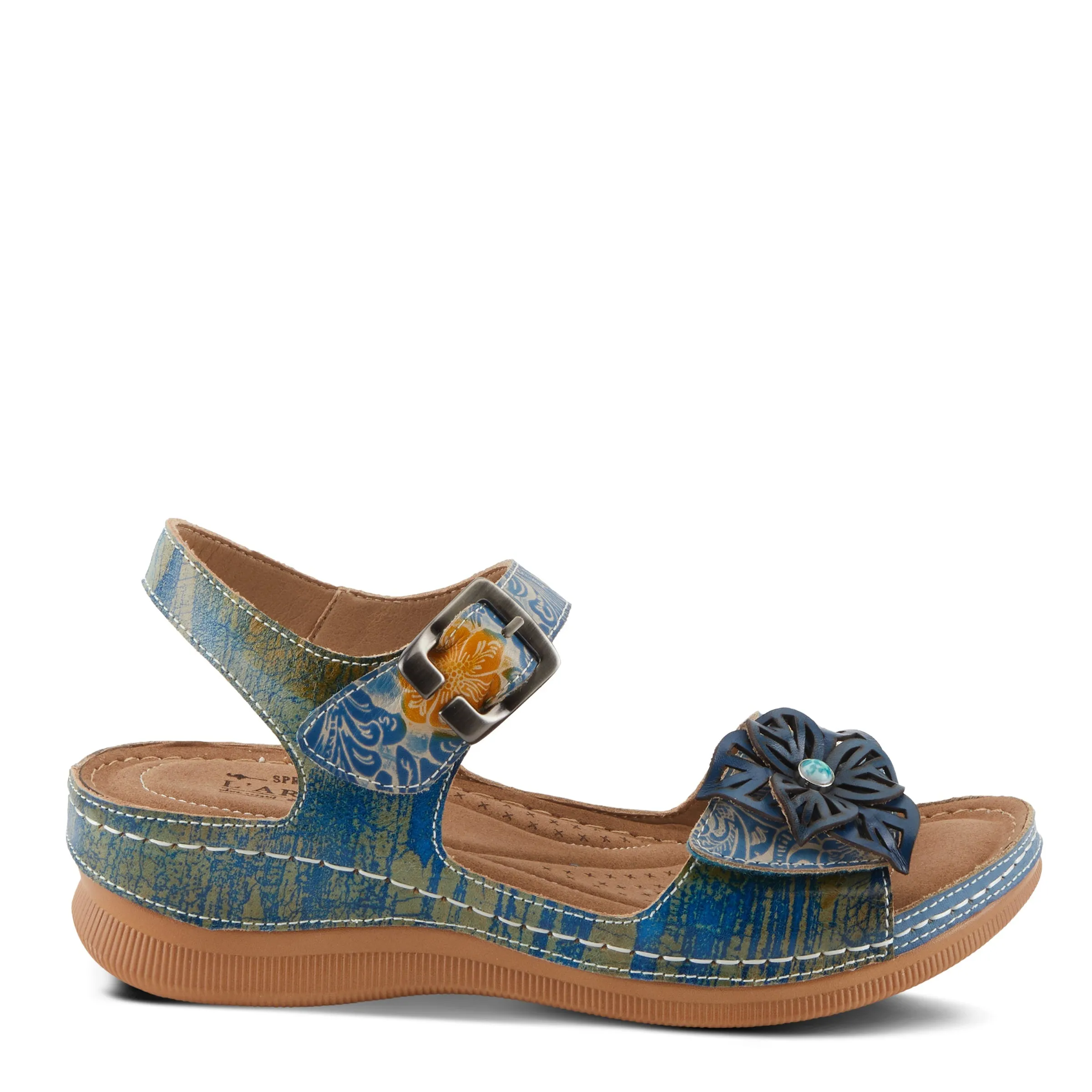 Spring Step Shoes L'Artiste Jenella Sandals Women’s Hand Painted Leather