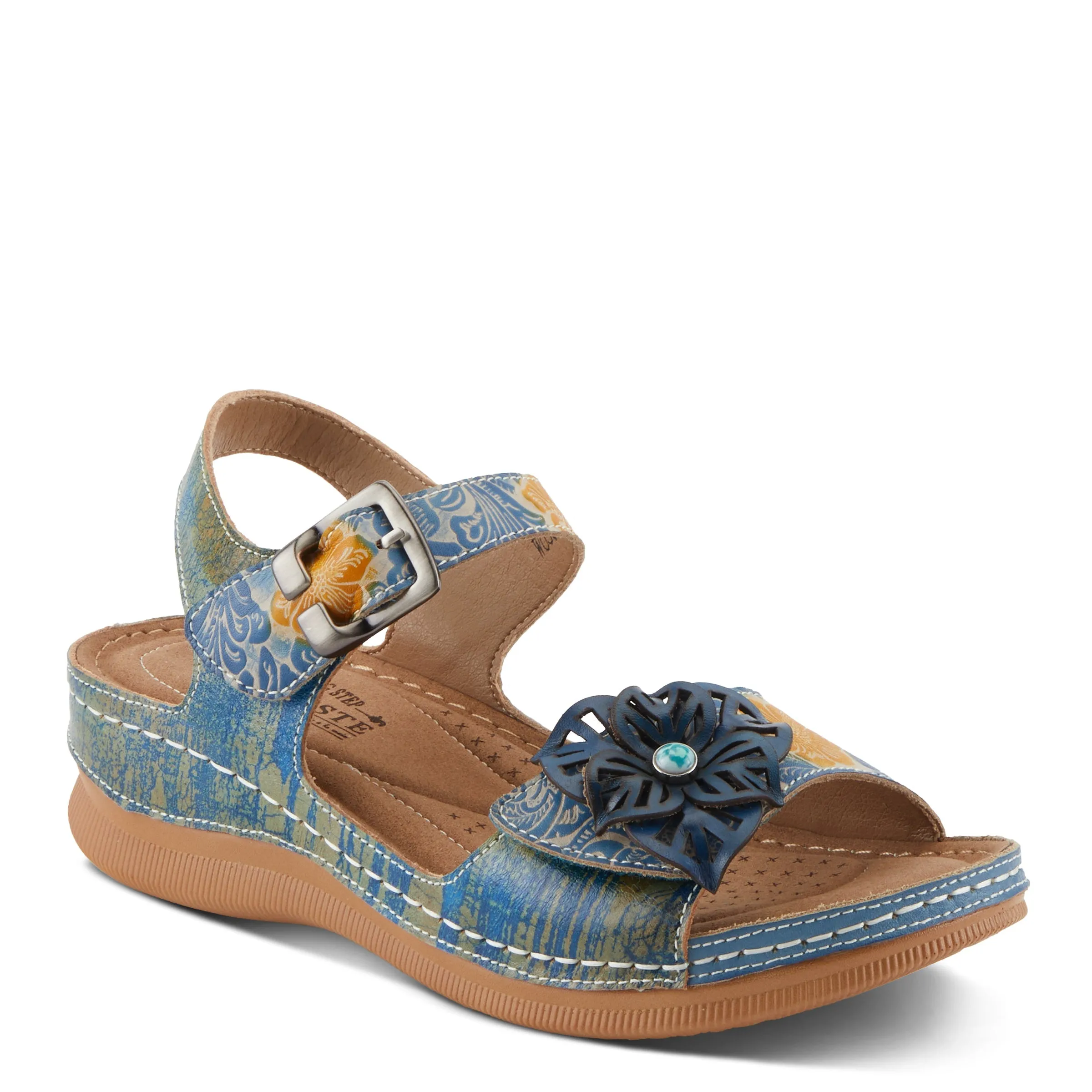 Spring Step Shoes L'Artiste Jenella Sandals Women’s Hand Painted Leather
