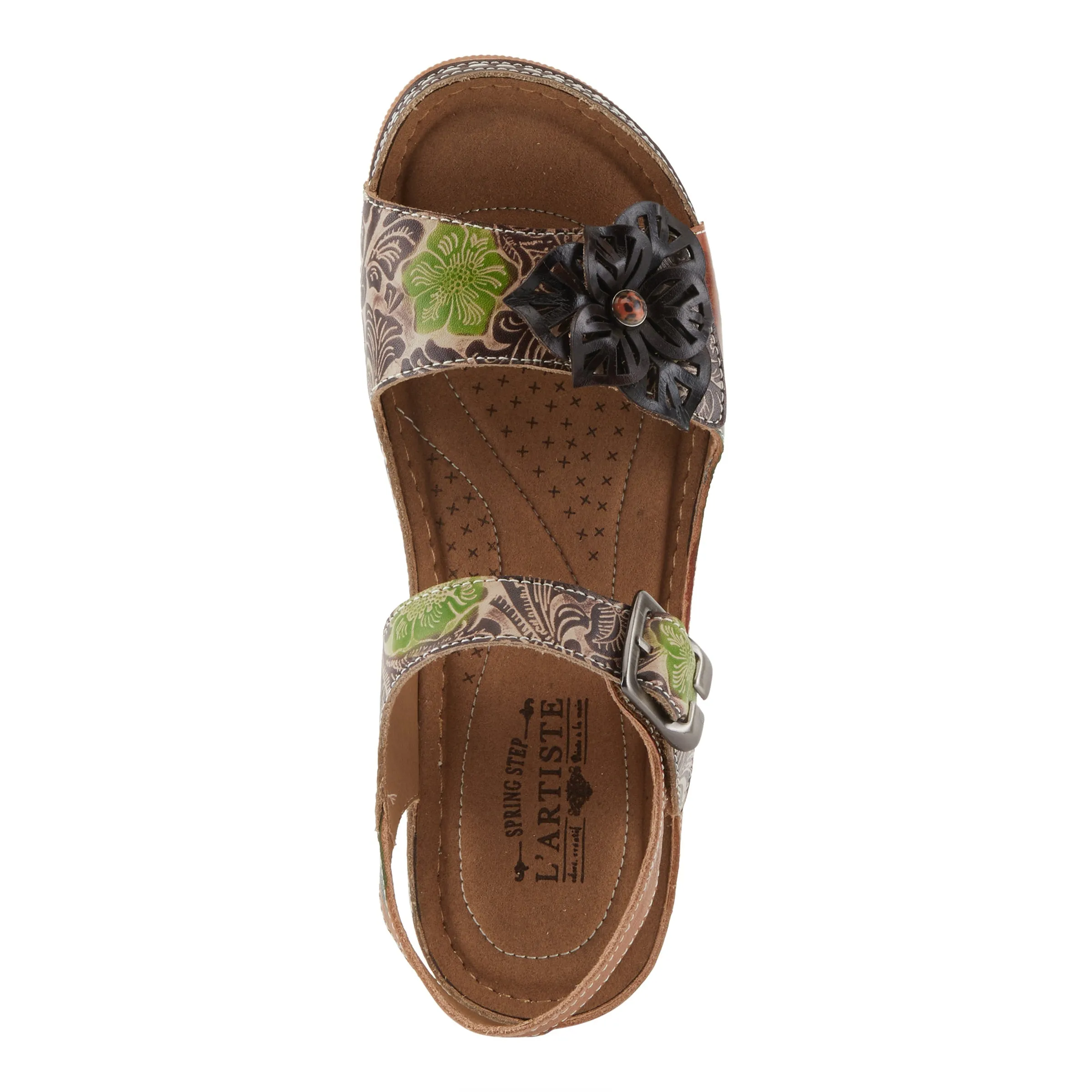 Spring Step Shoes L'Artiste Jenella Sandals Women’s Hand Painted Leather