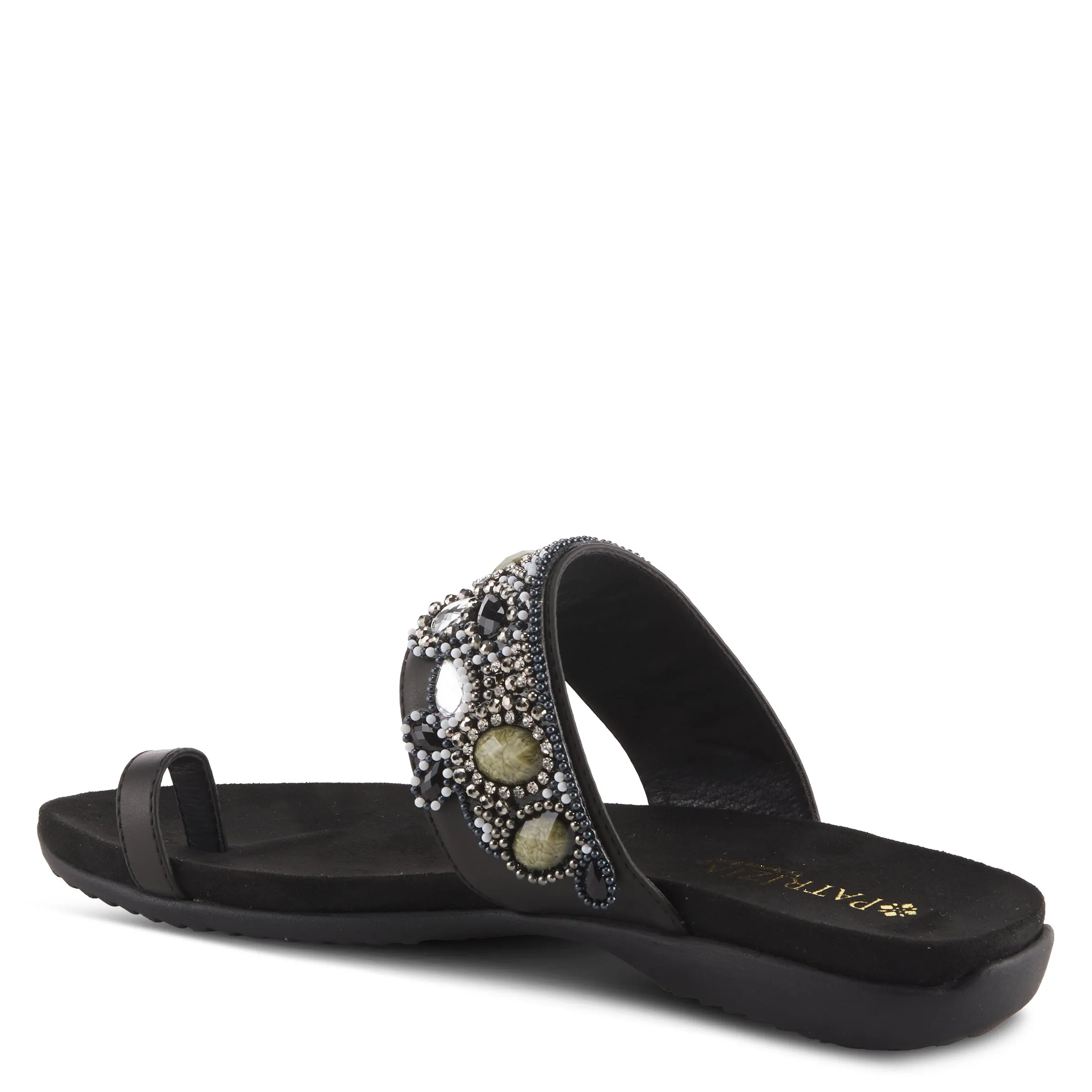 Spring Step Shoes  Patrizia Amalfi Sandals Women’s Multicolored Beaded Slide