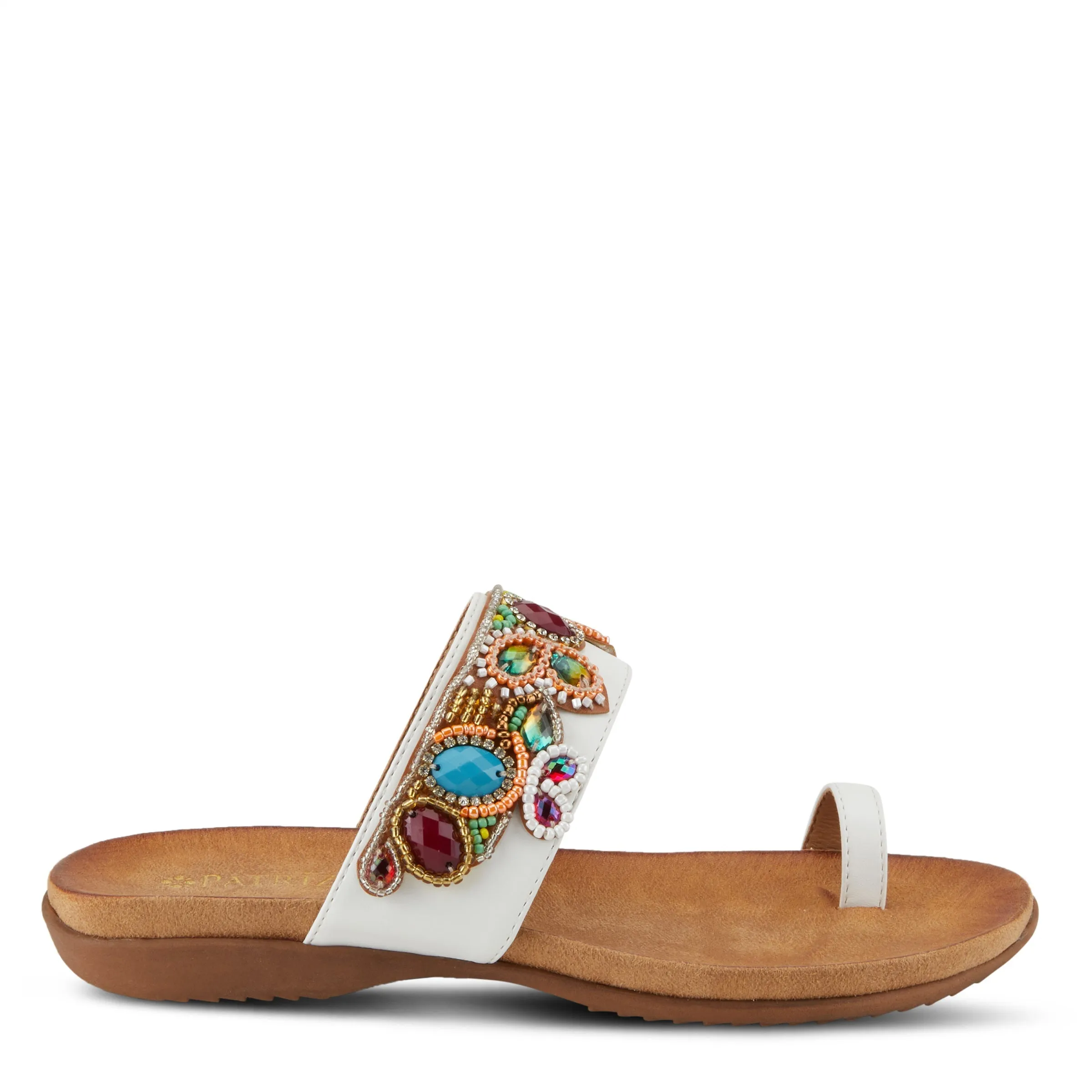 Spring Step Shoes  Patrizia Amalfi Sandals Women’s Multicolored Beaded Slide